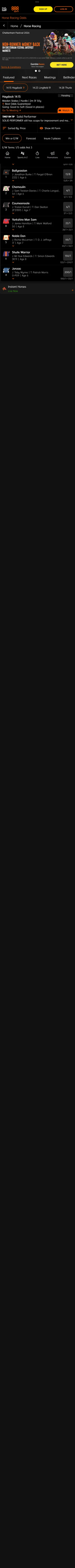 888sport — Racing (Logged Out)