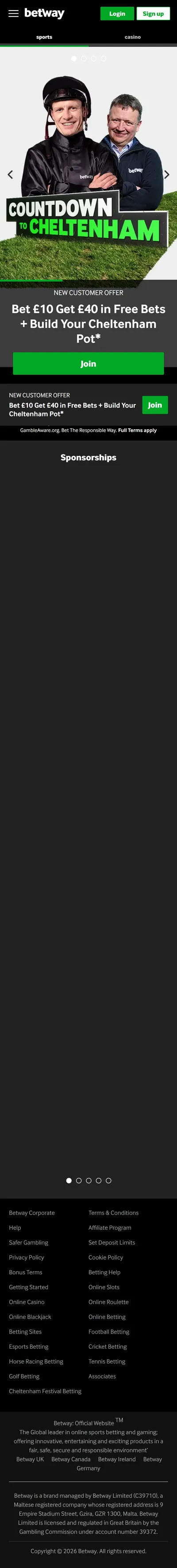 Betway — Homepage (2026-03-05)