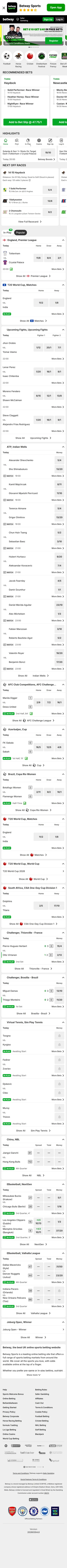 Betway — Racing (Logged Out)