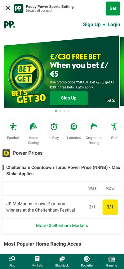 Paddy Power — Homepage (2026-03-05)