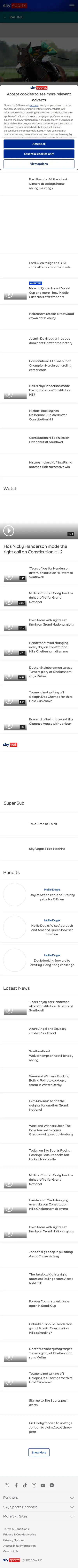 Sky Sports — Racing (Logged Out)