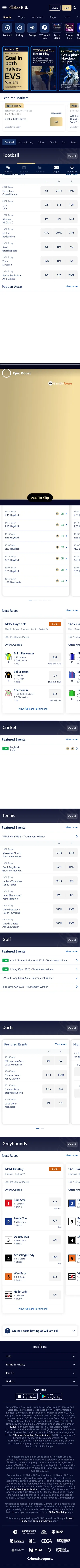 William Hill — Homepage (2026-03-05)
