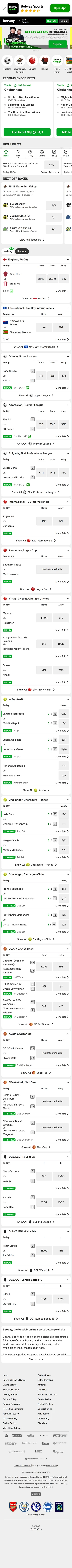 Betway — Racing (Logged Out)