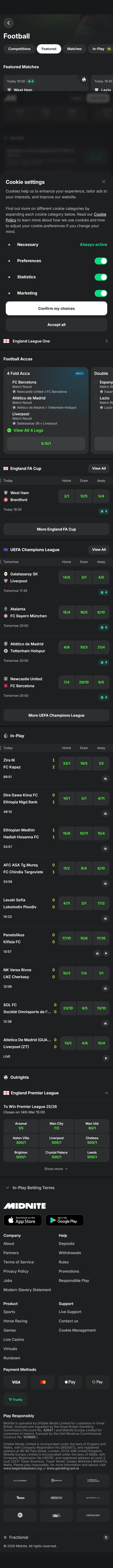 Midnite — Football (Logged Out)