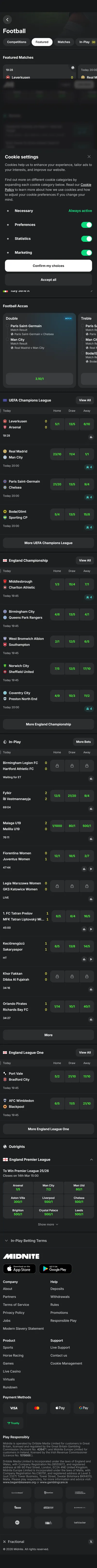 Midnite — Football (Logged Out)