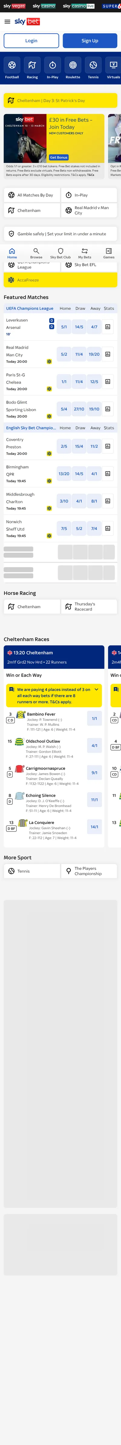 Sky Bet — Homepage (2026-03-11)