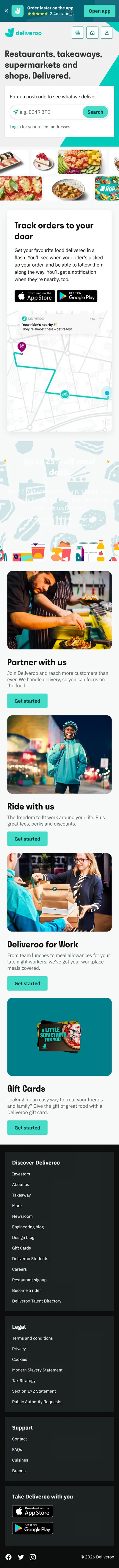 Deliveroo — Homepage (2026-03-12)