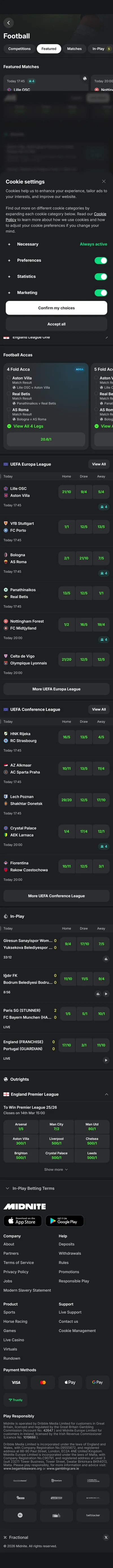 Midnite — Football (Logged Out)