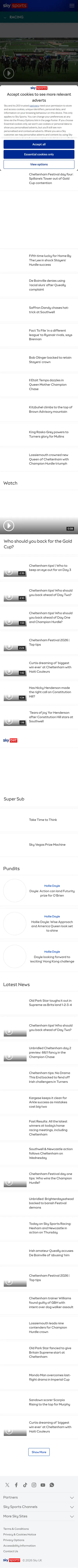 Sky Sports — Racing (Logged Out)