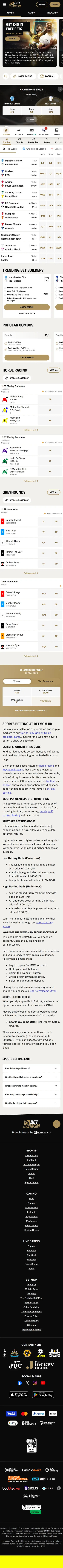 BetMGM Homepage