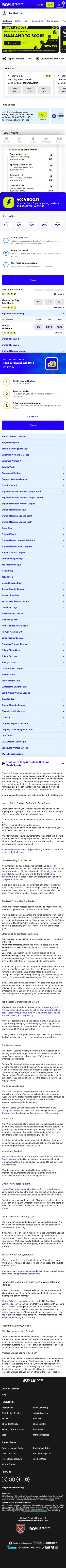 BoyleSports — Football (Logged Out)