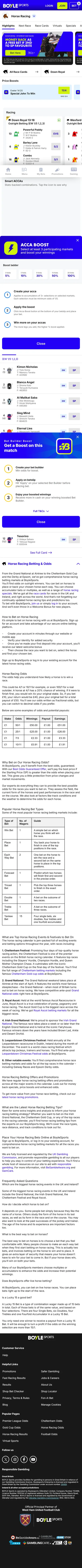 BoyleSports — Racing (Logged Out)