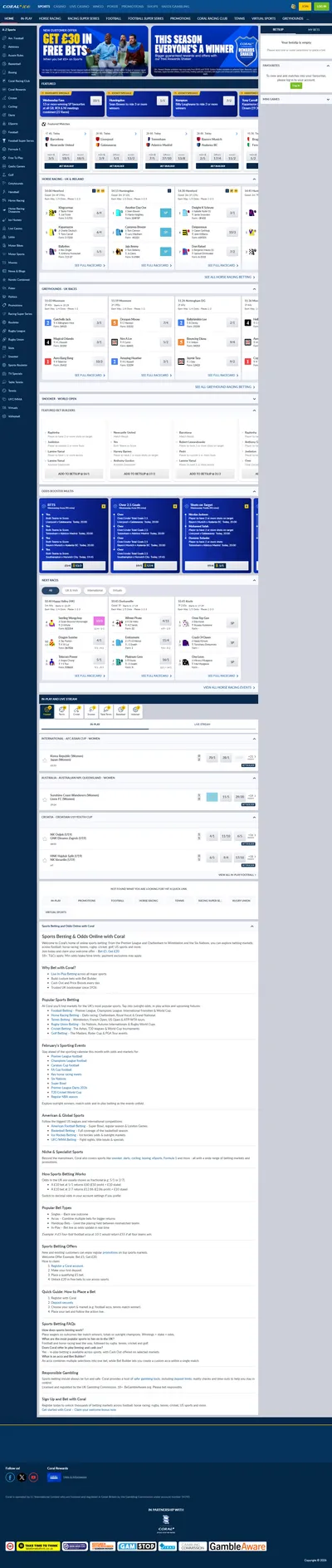 Coral — Homepage (Logged Out)