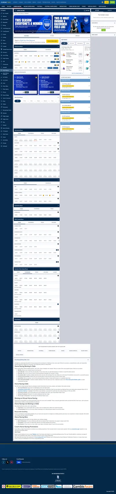 Coral — Racing (Logged Out)