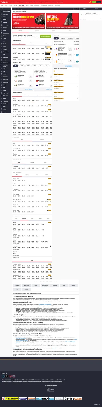 Ladbrokes — Racing (Logged Out)