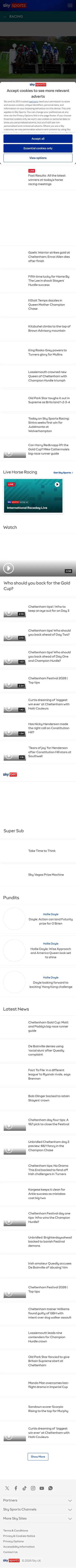 Sky Sports — Racing (Logged Out)