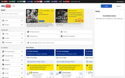 Sky Bet — Homepage (Logged Out)
