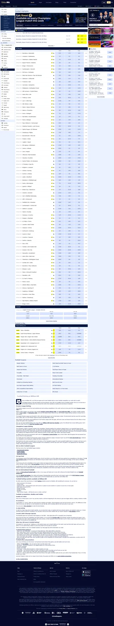 William Hill — Football (Logged Out)