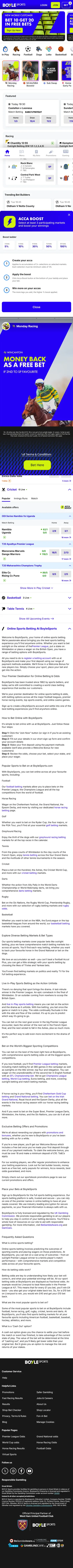 BoyleSports — Homepage