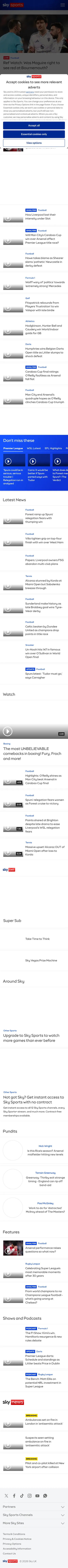 Sky Sports — Homepage