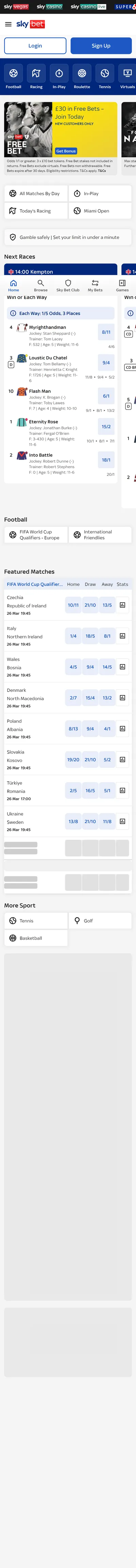 Sky Bet — Homepage (2026-03-23)