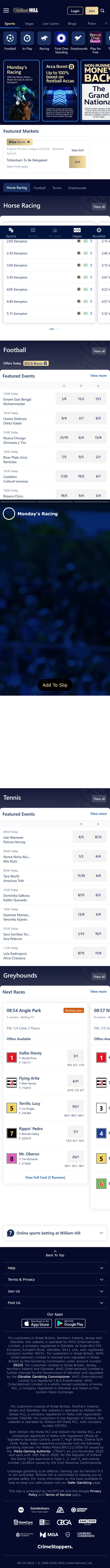 William Hill — Homepage