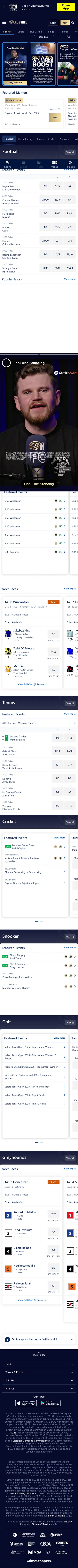William Hill Homepage