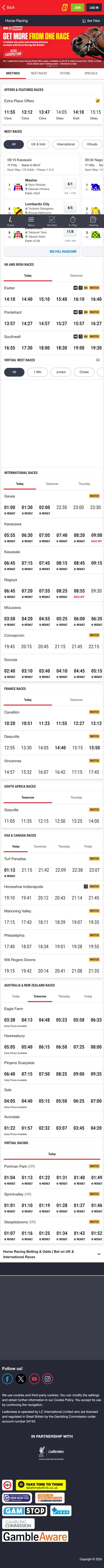 Ladbrokes — Racing (Logged Out)
